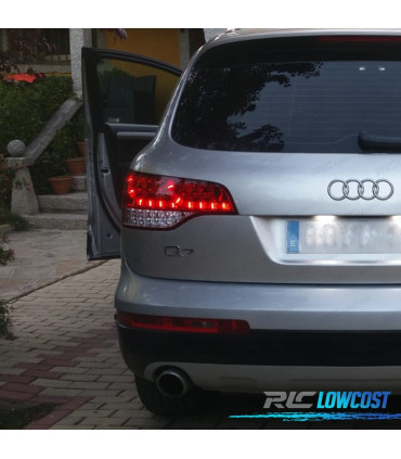 PILOTOS AUDI Q7 05-09 LED VERMELHO CROMADO