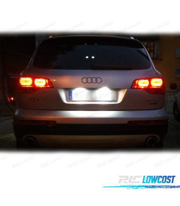 PILOTOS AUDI Q7 05-09 LED VERMELHO CROMADO