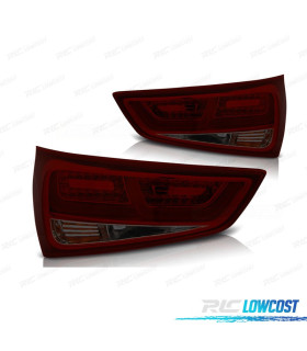 FAROLINS TRASEIROS FUMADOS LED BAR AUDI A1 10-15