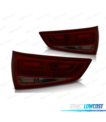 FAROLINS TRASEIROS FUMADOS LED BAR AUDI A1 10-15