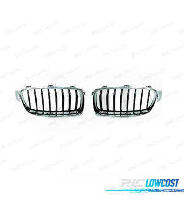 GRELHAS FRONTAIS BMW F30 F31 CROMADA PRETA