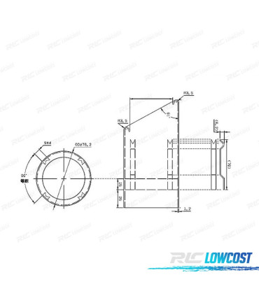 PONTEIRA DE ESCAPE BMW LOOK M POWER PERFORMANCE INOX PRETO
