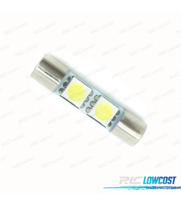 LÂMPADA LED TIPO FUSÍVEL 28MM 2LED