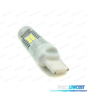 LÂMPADA LED T20 W21W AMBAR CANBUS