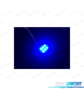 LÂMPADA LED AZUL C5W FESTOON 36 39 41MM
