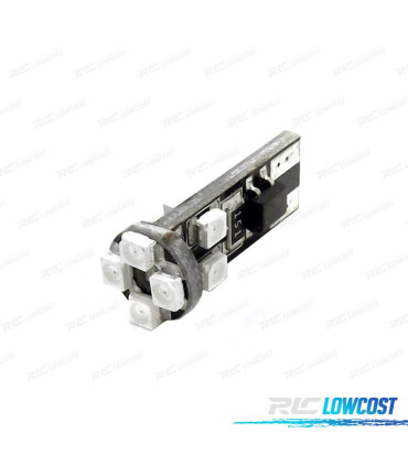 LÂMPADA LED VERMELHA CANBUS W5W T10