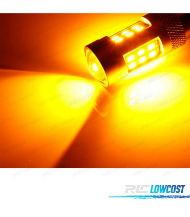 LÂMPADA LED P21W AMBAR CANBUS