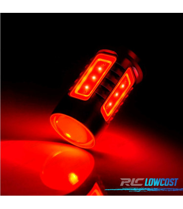 LÂMPADA LED P21 5W CANBUS VERMELHA PÓLO DUPLO