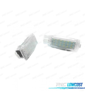 PLAFONES LED DE PARASOLES VOLKSWAGEN VW GOLF PASSAT JETTA SCIROCCO POLO SHARAN TIGUAN TOURAN SUPERB Y A