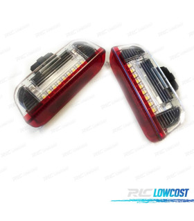 PLAFONES LED PORTAS FRONTAIS VOLKSWAGEN VW GOLF PASSAT JETTA SCIROCCO SHARAN TOUAREG SUPERB