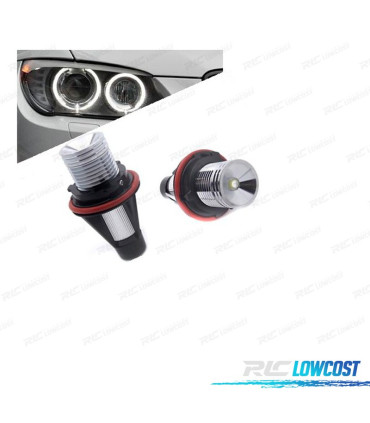 KIT ANGEL EYES EM LED 10W BMW SERIE 5 E60 E87 X3 E83
