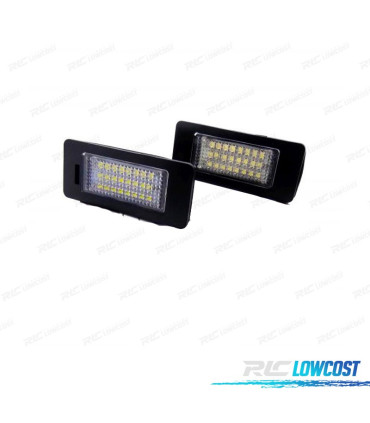 LUZES MATRÍCULA AUDI Q5 A4 A5 A1 TT VOLKSWAGEN VW PASSAT B6 KOMBI SKODA CANBUS LED