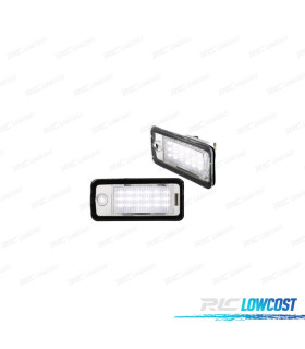 LUZES DE MATRICULA LED AUDI A4 S4 B6 00-04