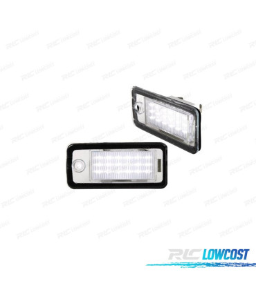 LUZES DE MATRICULA LED AUDI A6 C6 04-11
