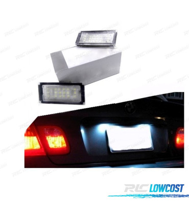 LUZES DE MATRICULA LED BMW E46 4 PORTAS 98-05