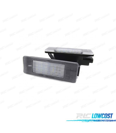 LUZ DE MATRICULA LED PARA CITROEN - TIPO 2
