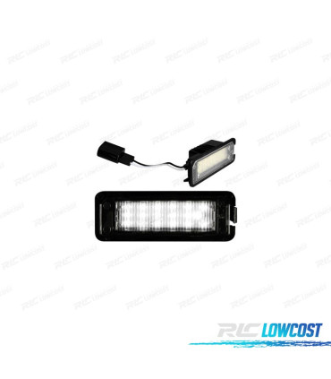 LUZ DE MATRICULA LED PARA SEAT LEON II 2005-2012