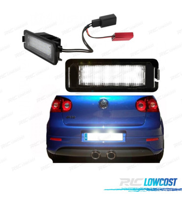 LUZES DE MATRÍCULA LED PARA SEAT - VW