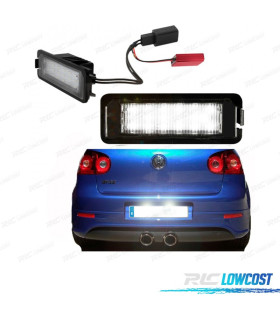 LUZ DE MATRICULA LED PARA VOLKSWAGEN VW GOLF V 2005-2008