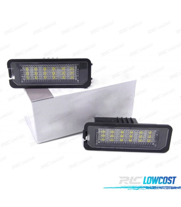 LUZES DE MATRÍCULA LED VOLKSWAGEN VW POLO 10-16