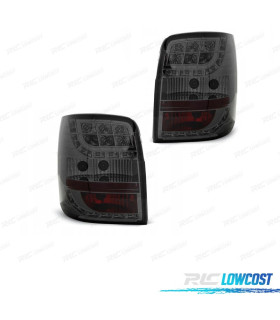 FAROLINS TRASEIROS LED PARA VOLKSWAGEN VW PASSAT 3GB B5 VARIANT 00-05 FUNDO CROMADO VIDRO ESCURECIDO
