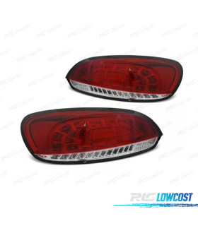 FAROLINS TRASEIROS PARA VOLKSWAGEN VW SCIROCCO 08-14 LED VERMENHO BRANCO
