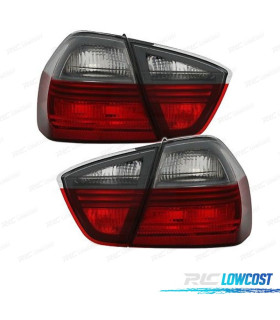 FAROLINS CELIS BMW E90 05-08 VERMELHO FUMADO