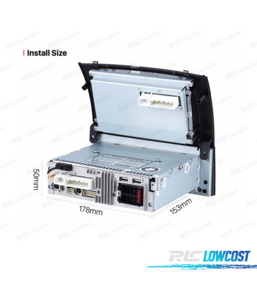 AUTO RÁDIO GPS 7" ANDROID 11 PARA PEUGEOT 407 04 – 10