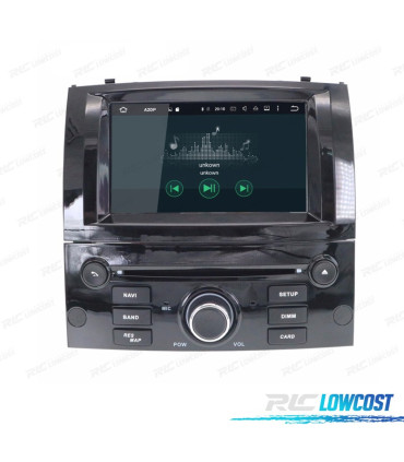 AUTO RADIO GPS ANDROID 11 PARA PEUGEOT 407 04–10