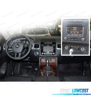 AUTO RÁDIO DVD GPS ANDROID 10 PARA VOLKSWAGEN VW TOUAREG 2010-