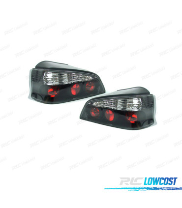 FAROLINS TRASEIRO PARA PEUGEOT 106 96-04 FUNDO PRETO B