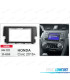 MOLDURA ADAPTADOR PRETO PARA RADIO 2-DIN PARA HONDA CIVIC 2016+