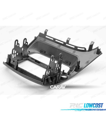 MOLDURA ADAPTADOR PRETO PARA RADIO 2-DIN PARA HONDA CIVIC HATCHBACK 06-11