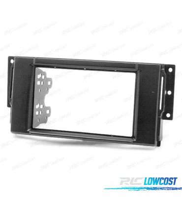 MOLDURA ADAPTADOR PRETO PARA RADIO 2-DIN PARA LAND ROVER FREELANDER DISCOVERY RANGE ROVER