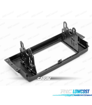 MOLDURA ADAPTADOR PRETO PARA RADIO 2-DIN PARA LAND ROVER FREELANDER DISCOVERY RANGE ROVER