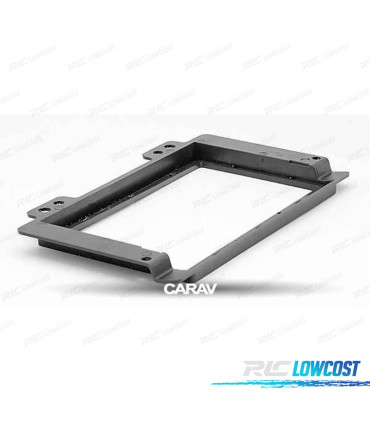 MOLDURA ADAPTADOR PRETO PARA RADIO 2-DIN PARA LAND ROVER FREELANDER 04-07