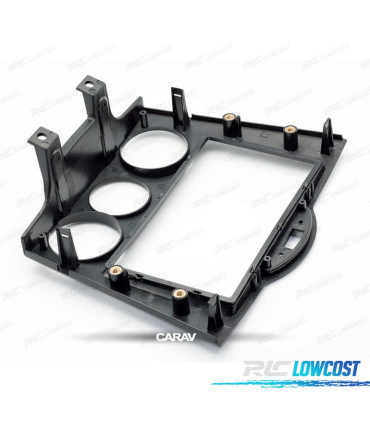 MOLDURA ADAPTADOR PRETO BRILHANTE PARA RADIO 2-DIN PARA MAZDA RX-8 03-08 AIRE ACONDICIONADO MANUAL