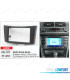 MOLDURA ADAPTADOR PRETO PARA RADIO 2-DIN PARA MERCEDES CLASE-E CLASE-CLS