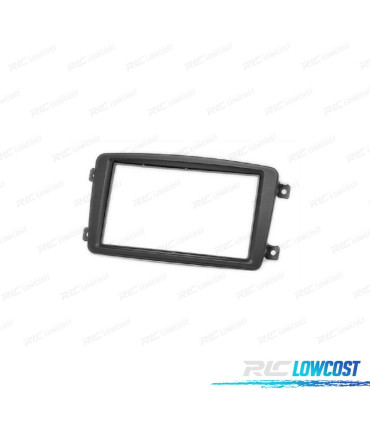 MOLDURA ADAPTADOR PRETO PARA RADIO 2-DIN PARA MERCEDES CLASE-C CLASE-CLK CLASE-G VIANO VITO