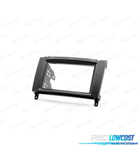 MOLDURA ADAPTADOR PRETO PARA RADIO 2-DIN PARA MERCEDES CLASE A CLASE В VITO VIANO