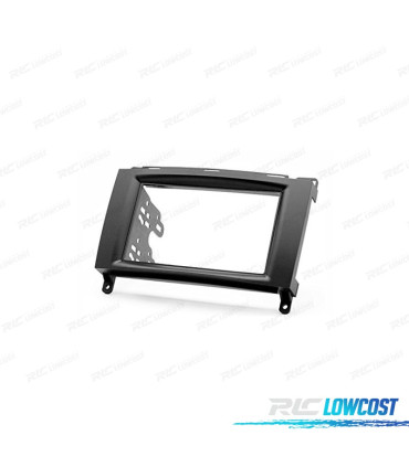 MOLDURA ADAPTADOR PRETO PARA RADIO 2-DIN PARA MERCEDES CLASE A CLASE В VITO VIANO