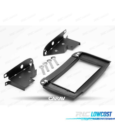 MOLDURA ADAPTADOR PRETO PARA RADIO 2-DIN PARA MERCEDES CLASE-CL CLASE-S