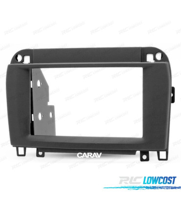 MOLDURA ADAPTADOR PRETO PARA RADIO 2-DIN MERCEDES CLASE S W220