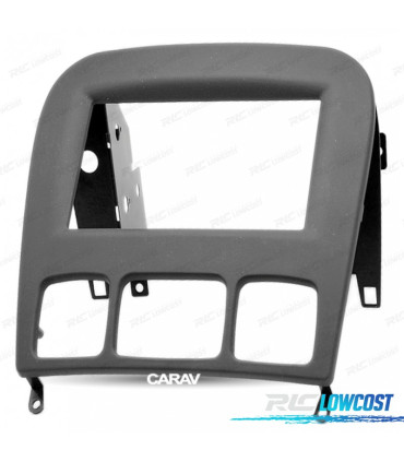 MOLDURA ADAPTADOR PRETO PARA RADIO 2-DIN MERCEDES CLASE S W220