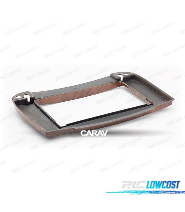 MOLDURA ADAPTADOR MADERA ALTO BRILHO PARA RADIO 2-DIN PARA MERCEDES CLASE-CL CLASE-S