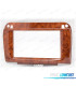 MOLDURA ADAPTADOR MADERA ALTO BRILHO PARA RADIO 2-DIN PARA MERCEDES CLASE-CL CLASE-S