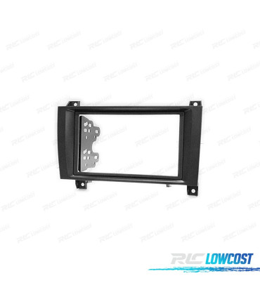 MOLDURA ADAPTADOR PRETO PARA RADIO 2-DIN PARA MERCEDES CLASE-SLK