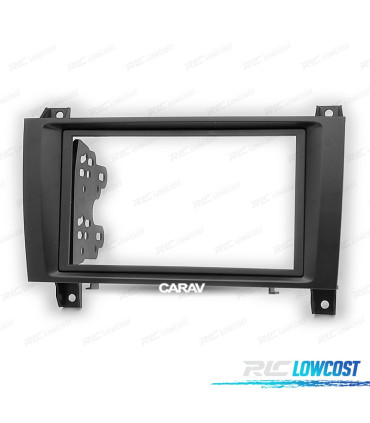 MOLDURA ADAPTADOR PRETO PARA RADIO 2-DIN PARA MERCEDES CLASE-SLK
