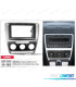 MOLDURA ADAPTADOR CINZENTA PARA RADIO 2-DIN PARA SKODA OCTAVIA 08-13 CON AIRE ACONDICIONADO MANUAL