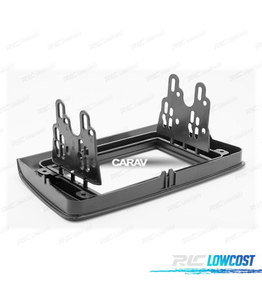 MOLDURA ADAPTADOR PRETO PARA RADIO 2-DIN PARA SKODA OCTAVIA 13+